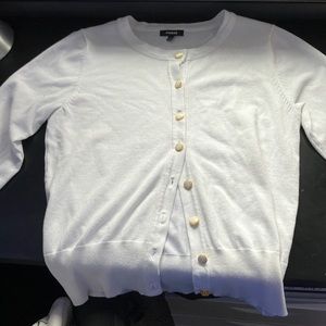 white premise cardigan